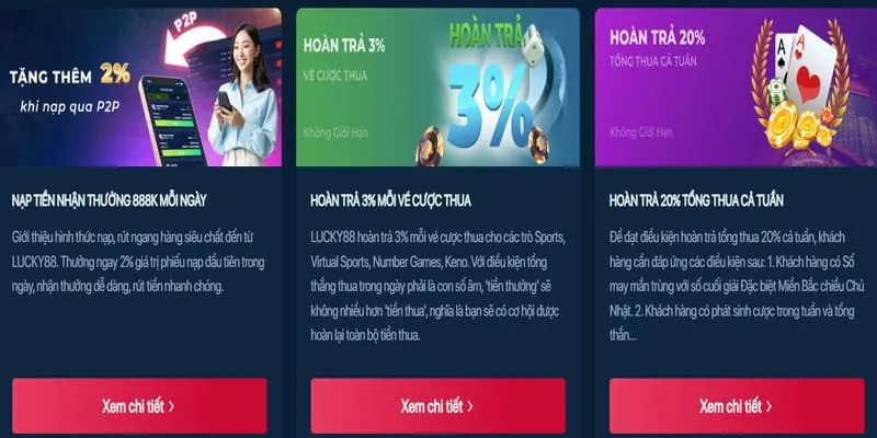 Các chương trình khuyến mãi kc99 mới nhất